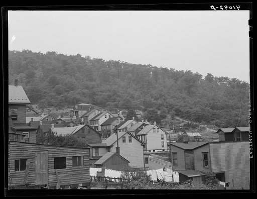 Houses in Upper Mauch Chunk, Pennsylvania