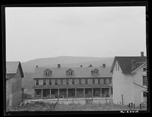 Houses in Upper Mauch Chunk, Pennsylvania