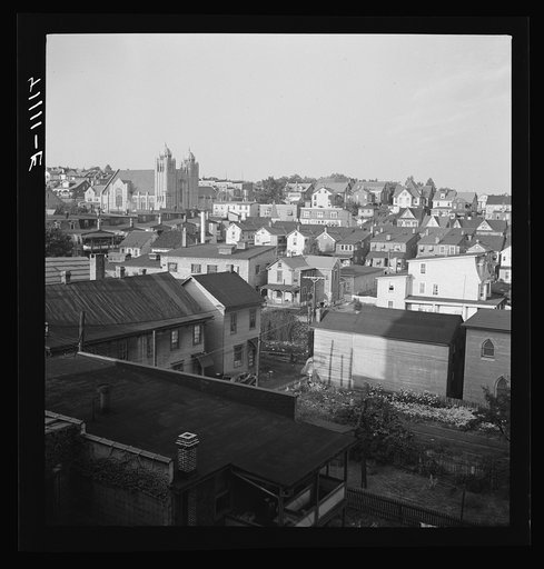 Untitled photo, possibly related to: Houses in Tamaqua, Pennsylvania