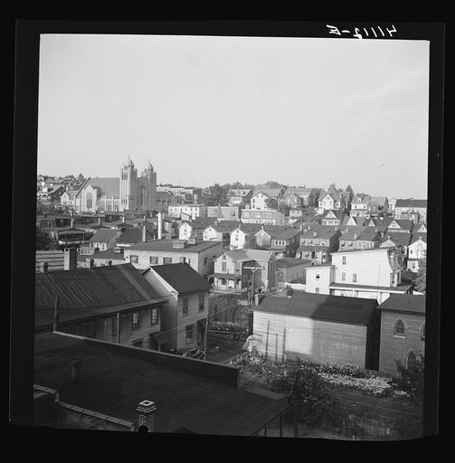 Untitled photo, possibly related to: Houses in Tamaqua, Pennsylvania