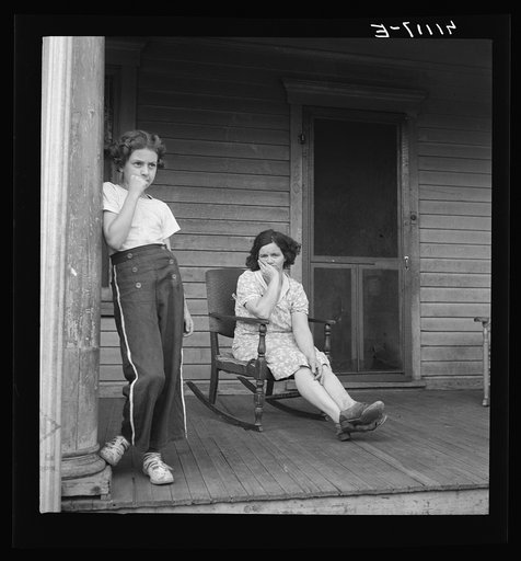 Woman in Upper Mauch Chunk, Pennsylvania