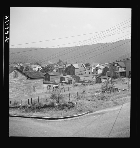 Untitled photo, possibly related to: Houses in Upper Mauch Chunk, Pennsylvania
