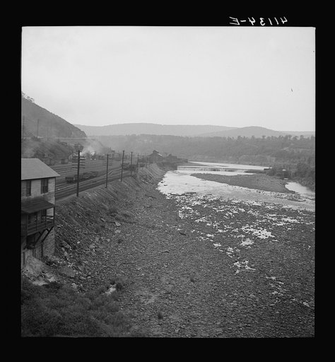 Untitled photo, possibly related to: Lehigh River at Mauch Chunk, Pennsylvania