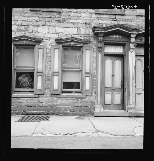 Old house on Race Street in Mauch Chunk, Pennsylvania