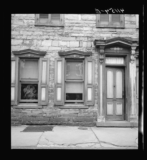Untitled photo, possibly related to: Old house on Race Street in Mauch Chunk, Pennsylvania