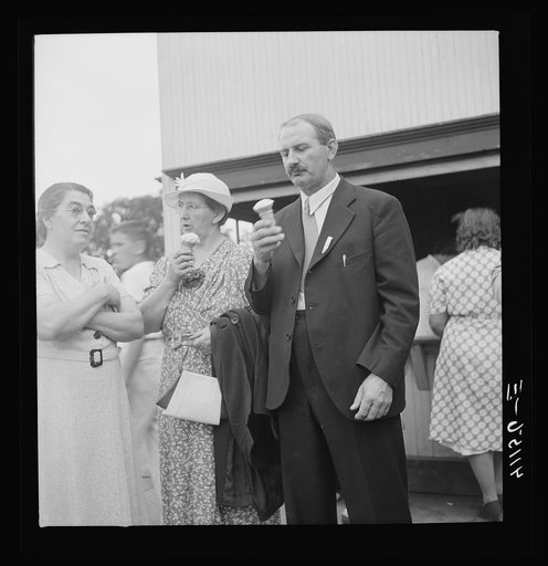 Members of the Strohl family at a family reunion in Flagstaff Park near Mauch Chunk, Pennsylvania