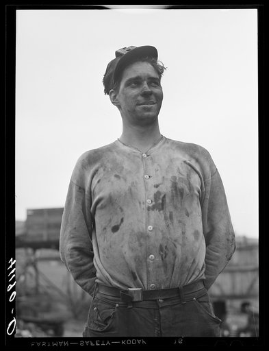 Young miner who is also a farm laborer. Near Falls Creek, Pennsylvania