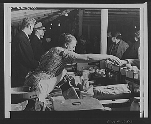 Inside of the Tri-County Farmers Co-op market at Du Bois, Pennsylvania