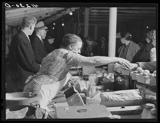 Inside of the Tri-County Farmers Co-op Market at Du Bois, Pennsylvania