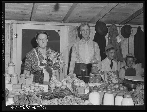 Untitled photo, possibly related to: Inside of the Tri-County Farmers Co-op Market at Du Bois, Pennsylvania