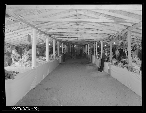 Interior of Tri-County Farmers Co-op Market at Du Bois, Pennsylvania