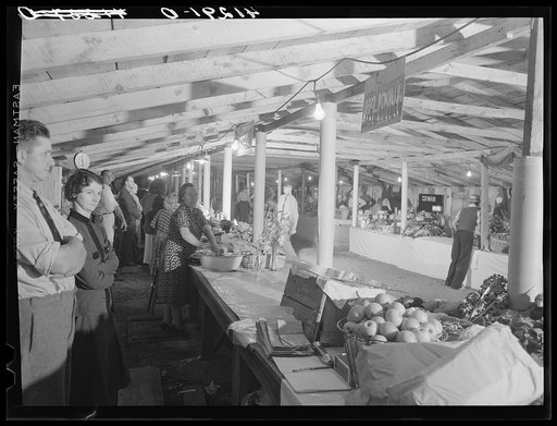 Interior of Tri-County Farmers Coop Market at Du Bois, Pennsylvania