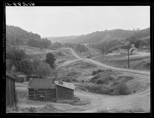 General view of Coal Hollow, Pennsylvania, about twelve miles south of Saint Marys City, Pennsylvania