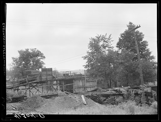 Untitled photo, possibly related to: Daugherty's mine, a mine near Falls Creek, PA.