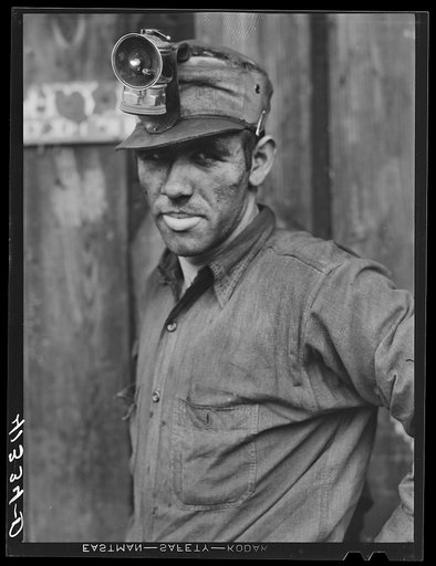Miner at Dougherty's mine, near Falls Creek, Pennsylvania