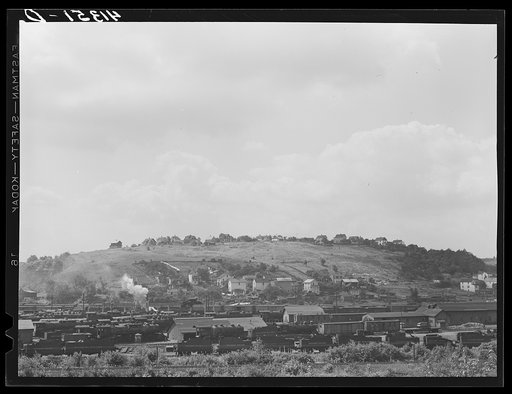 Railroad yards and houses. Du Bois, Pennsylvania