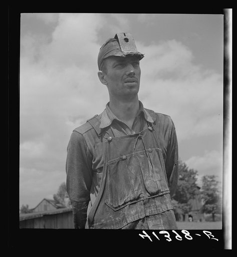 Untitled photo, possibly related to: Miner working in a mine on a farm near Ellen Mills, Pennsylvania