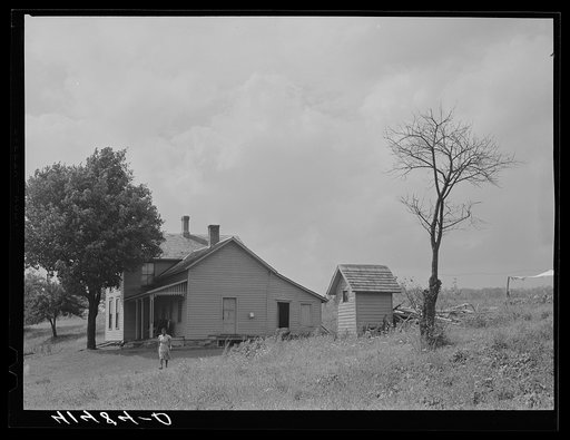 Farmhouse of Mr. Miller. He is the only Negro farmer in the submarginal area of Rumsey Hill, near Erin, New York