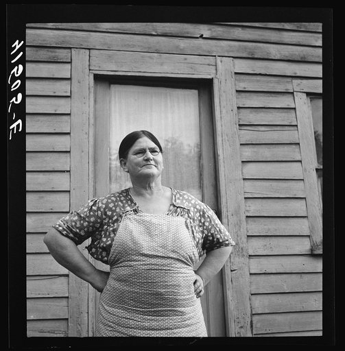 Mrs. Morrison farms in the submarginal area of Rumsey Hill, near Erin, New York