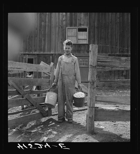 Mr. Uhro Miki, Finnish farmer in the submarginal area of Rumsey Hill, near Erin, New York