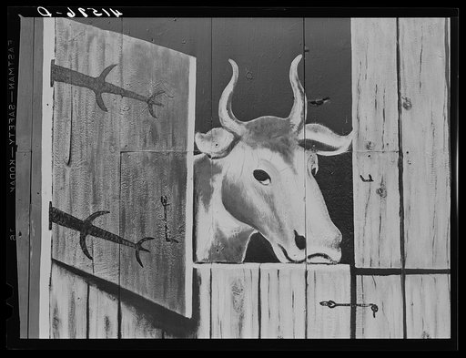 Painting on a barn near Thompsonville along Route 5. Connecticut