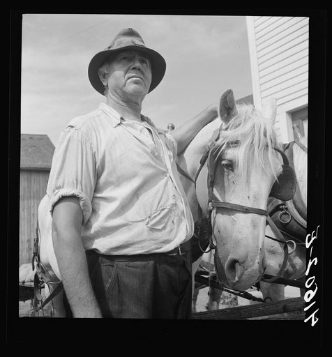 Mr. Andrew Lyman, Polish FSA (Farm Security Administration) client and tobacco farmer near Windsor Locks, Connecticut
