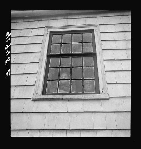 Children of Mr. Addison, FSA (Farm Security Administration) client, in the house on a rainy day. Westfield, Connecticut
