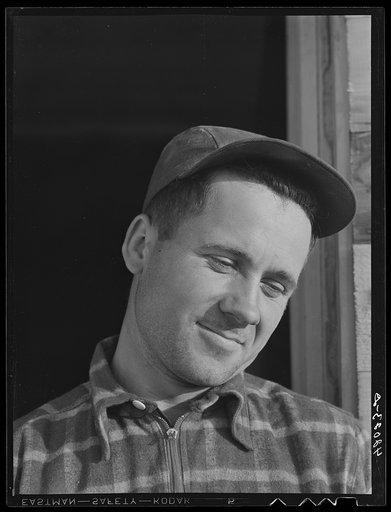 Mr. Claude Levesque, French-Canadian FSA (Farm Security Administration) client and operator of one of the pioneer seed foundation units in Aroostook County, Maine. See general caption Aroostook number 1