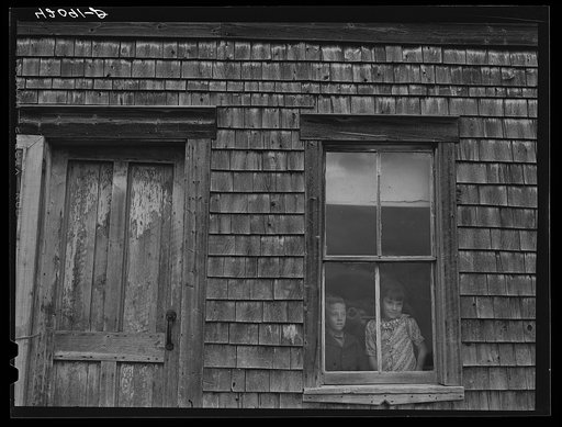 Untitled photo, possibly related to: Children of Aroostook potato farmers near Fort Kent, Maine