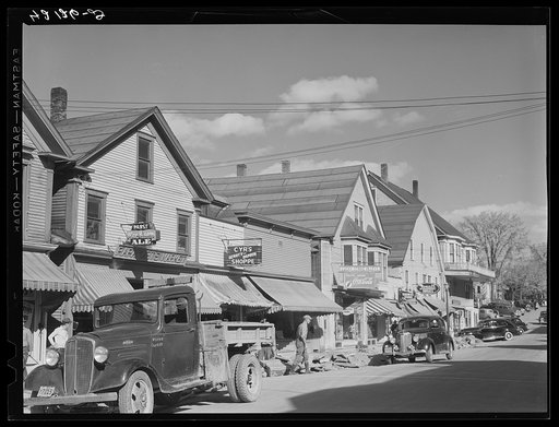Untitled photo, possibly related to: Main street in Caribou, Maine