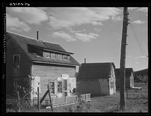 House in the slum area in Fort Kent, Maine