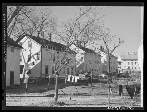 Untitled photo, possibly related to: General view of the mill town of Occum, Connecticut