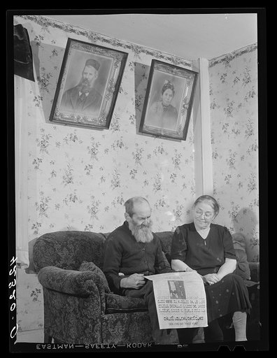 Mr. and Mrs. Abraham Lapping, Jewish poultry and dairy farmers. They run a small farm and take in tourists during the summer. Colchester, Connecticut