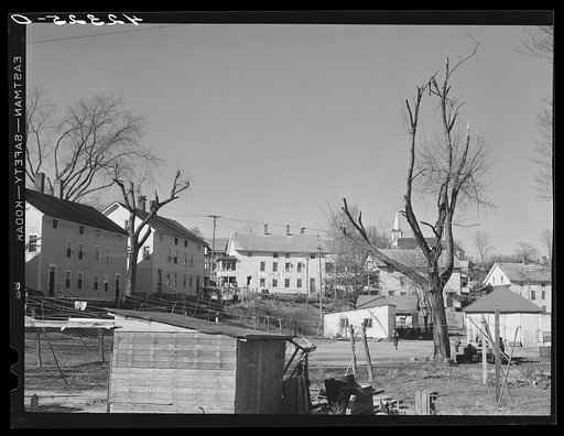 General view of the mill town of Occum, Connecticut