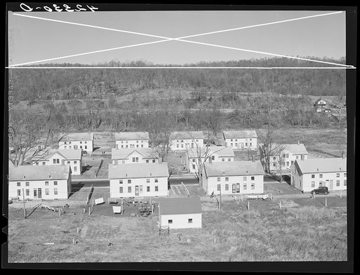 Company houses in the mill town of Baltic, Connecticut