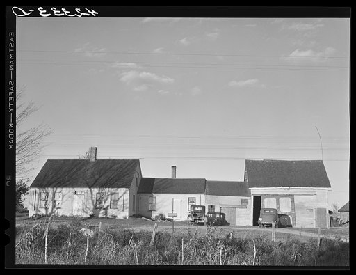 Untitled photo, possibly related to: Old "strung out" house in Millbridge, Maine
