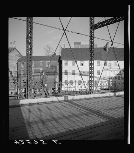 Untitled photo, possibly related to: Houses along the river in Houlton, Maine