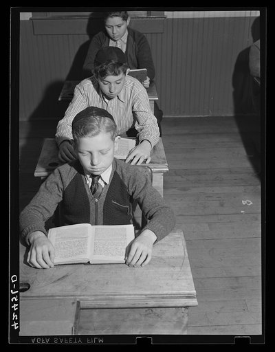 In a Hebrew school. Colchester, Connecticut