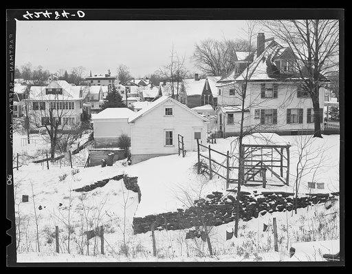 After a snowstorm in Norwich, Connecticut