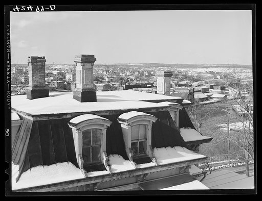 Untitled photo, possibly related to: After a snowstorm. Norwich, Connecticut