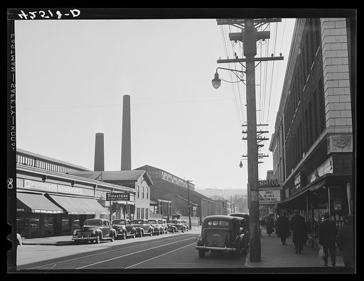 Untitled photo, possibly related to: The main street of Ansonia, Connecticut