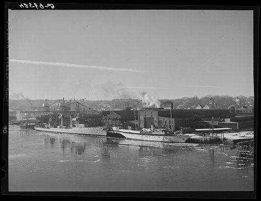 Bath Iron Works, shipbuilders and engineers. Bath, Maine