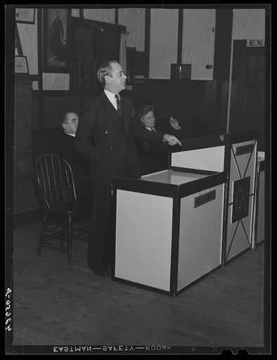 Mr. John Green, president of IUMSWA (Industrial Union of Marine and Shipbuilding Workers of America), speaking before a union meeting in Quincy, Massachusetts