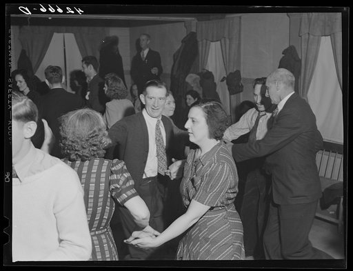 Untitled photo, possibly related to: At a Saturday night square dance in Clayville, Rhode Island
