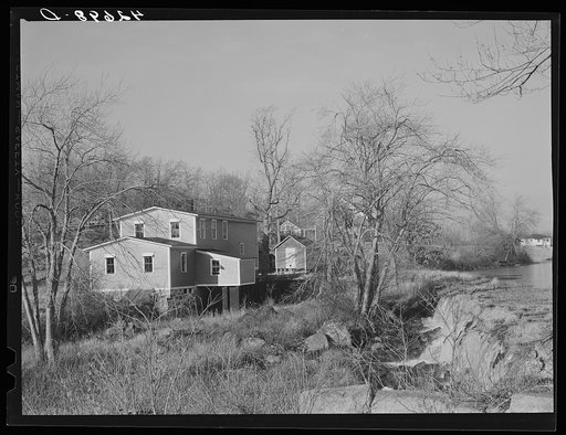 The old water power. Kenyon's genuine Rhode Island johnnycake flour mill in Usquepaugh, Rhode Island