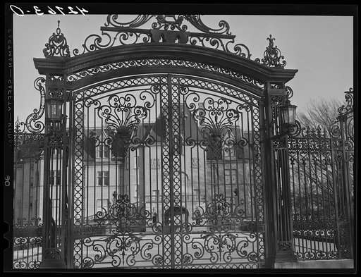 One of the fabulous mansions. Newport, Rhode Island