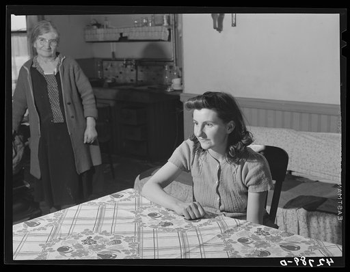 Ann Garabedian, Russian girl married to Armenian vegetable gardener in Andover, Massachusetts. Her husband works as a truck driver in Lawrence in the winter