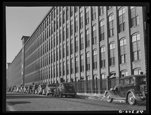 Large textile mill in Lawrence, Massachusetts