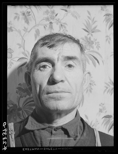 Mr. Ovegen Arakelian, Armenian vegetable farmer in West Andover, Massachusetts. Has eleven acres of land which does not produce enough to carry them thru the winter. A son tries to get work in the mills in nearby Lowell