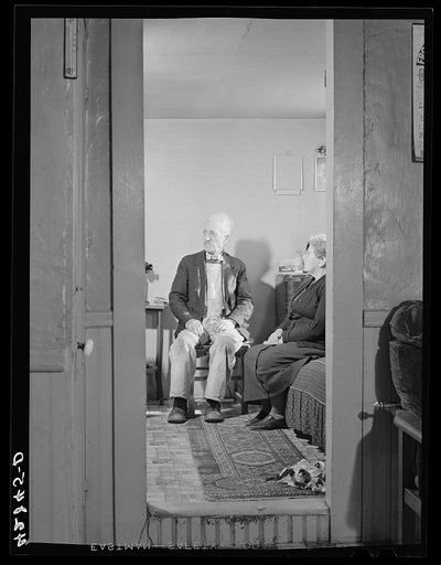 Mr. and Mrs. Melkon Loosigian, Armenians. Run a fourteen-acre vegetable farm. Son works in Arlington mill in Lawrence, Massachusetts, to help support family. West Andover, Massachusetts